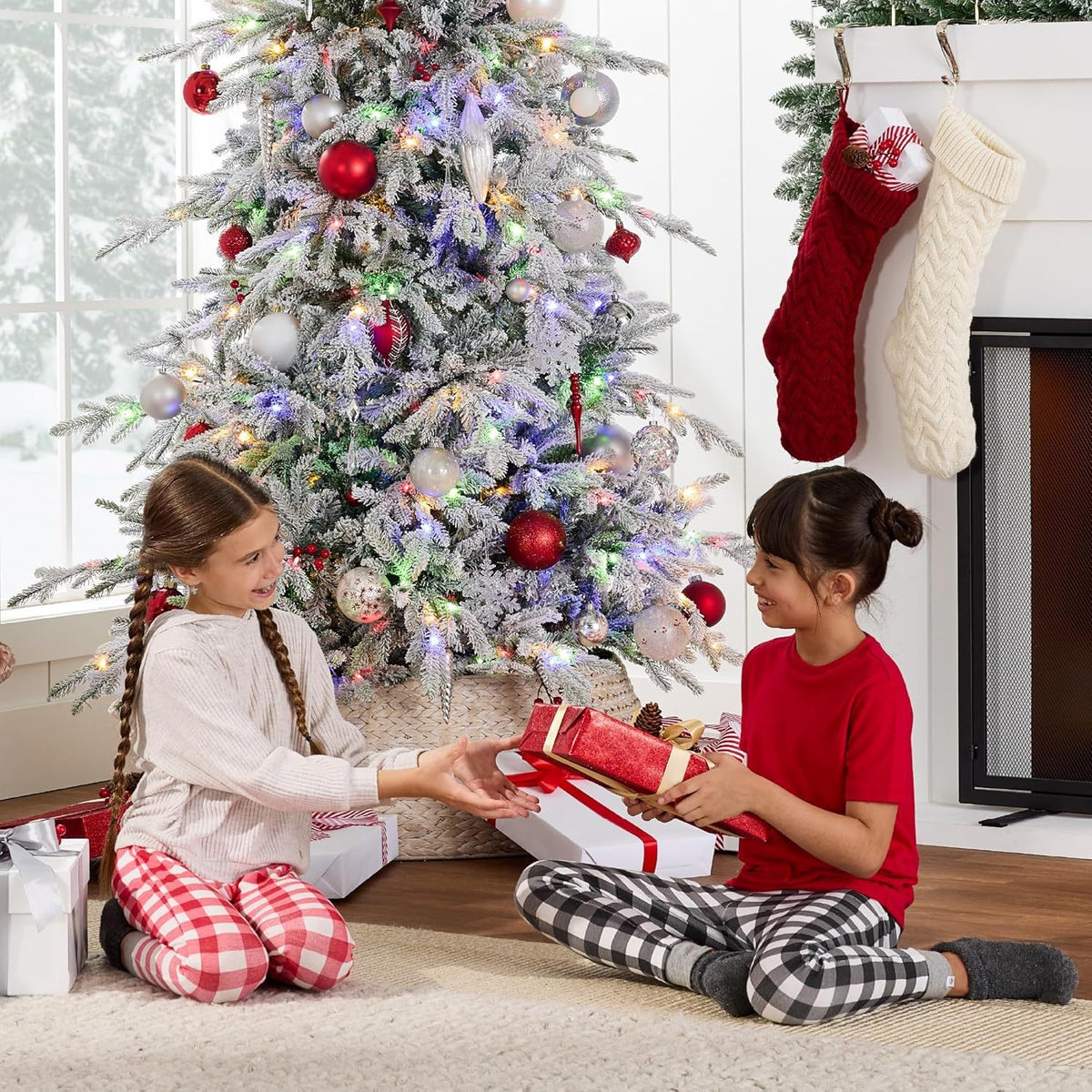 Artificial Pre Lit Christmas Tree Lighted Aspen Christmas Tree