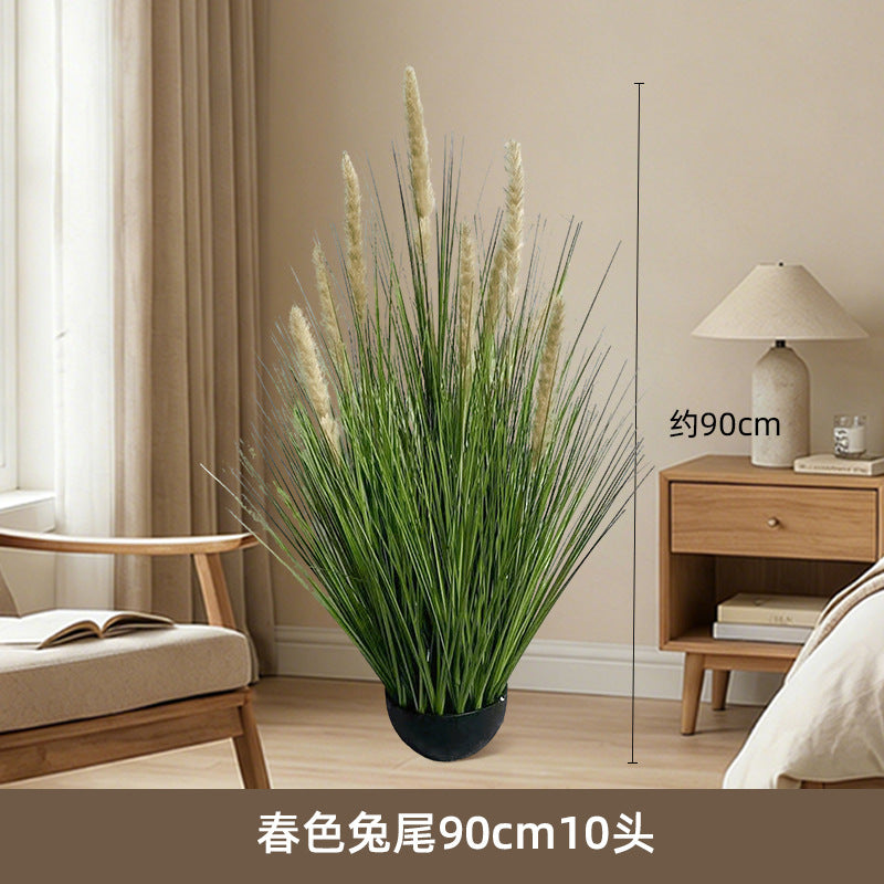 Artificial Reed Grass Stems Pampas Grass for Store Design