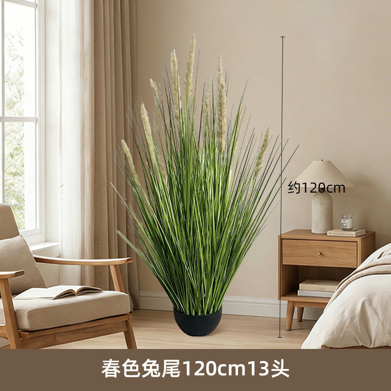 Artificial Reed Grass Stems Pampas Grass for Store Design