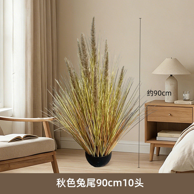 Artificial Reed Grass Stems Pampas Grass for Store Design