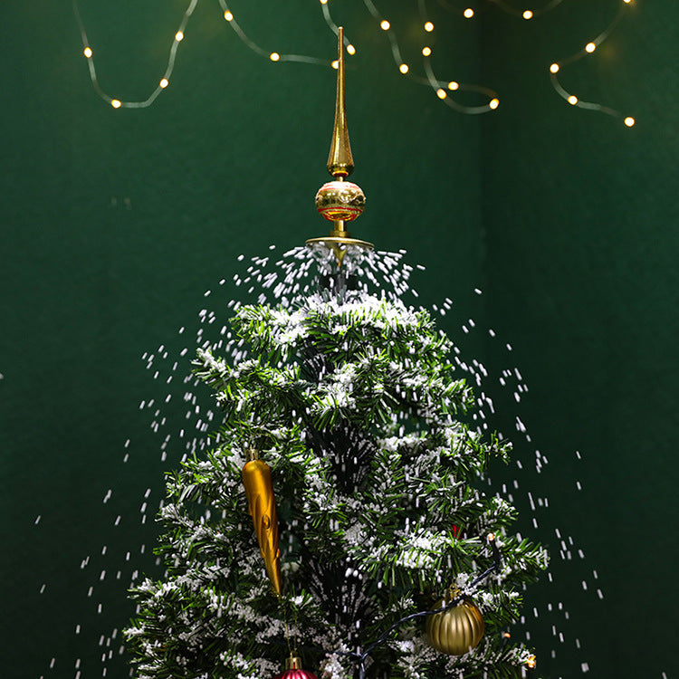Artificial Snow Flocked Christmas Tree with Music Lights