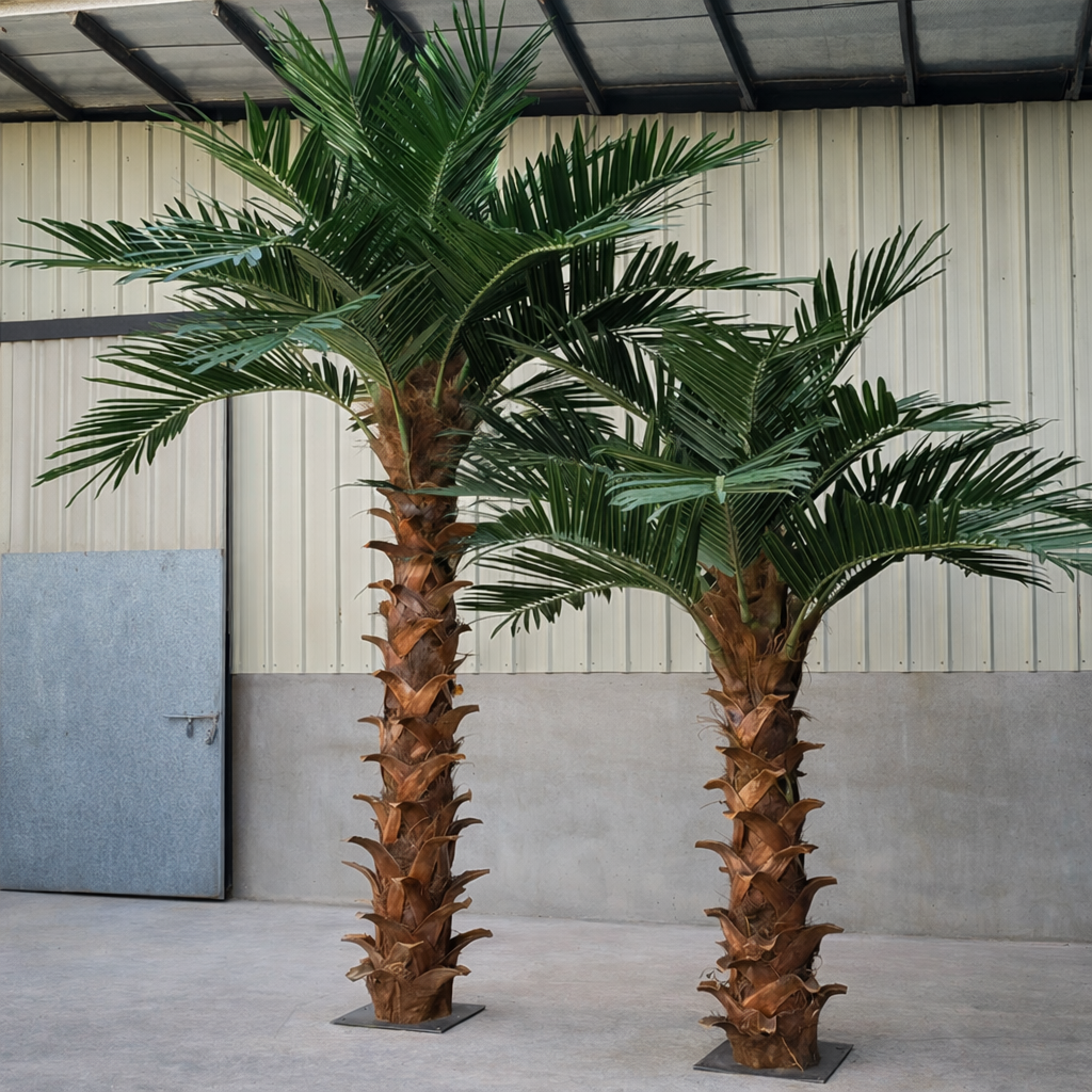 artificial palm plants indoor Large Faux Coconut Palm Tree Indoor Outdoor – Faux Natural: Best Realistic Artificial Trees for Commercial Indoor Outdoor Use