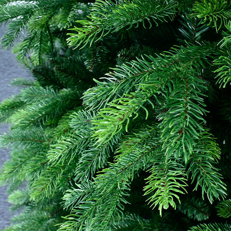 Balsam Fir Artificial Christmas Tree with Dense Green Hinged Branches