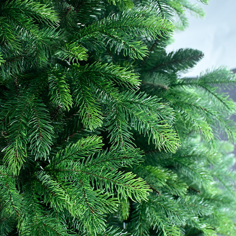 Balsam Fir Artificial Christmas Tree with Dense Green Hinged Branches