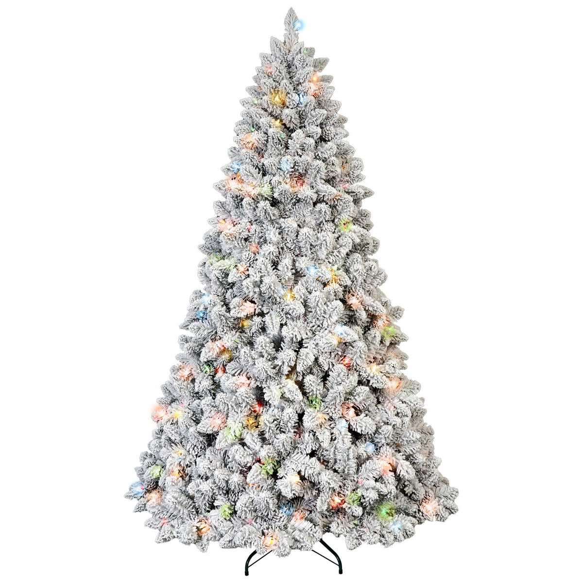 Alpine Pine Artificial Christmas Tree with Flocked Pine Cones
