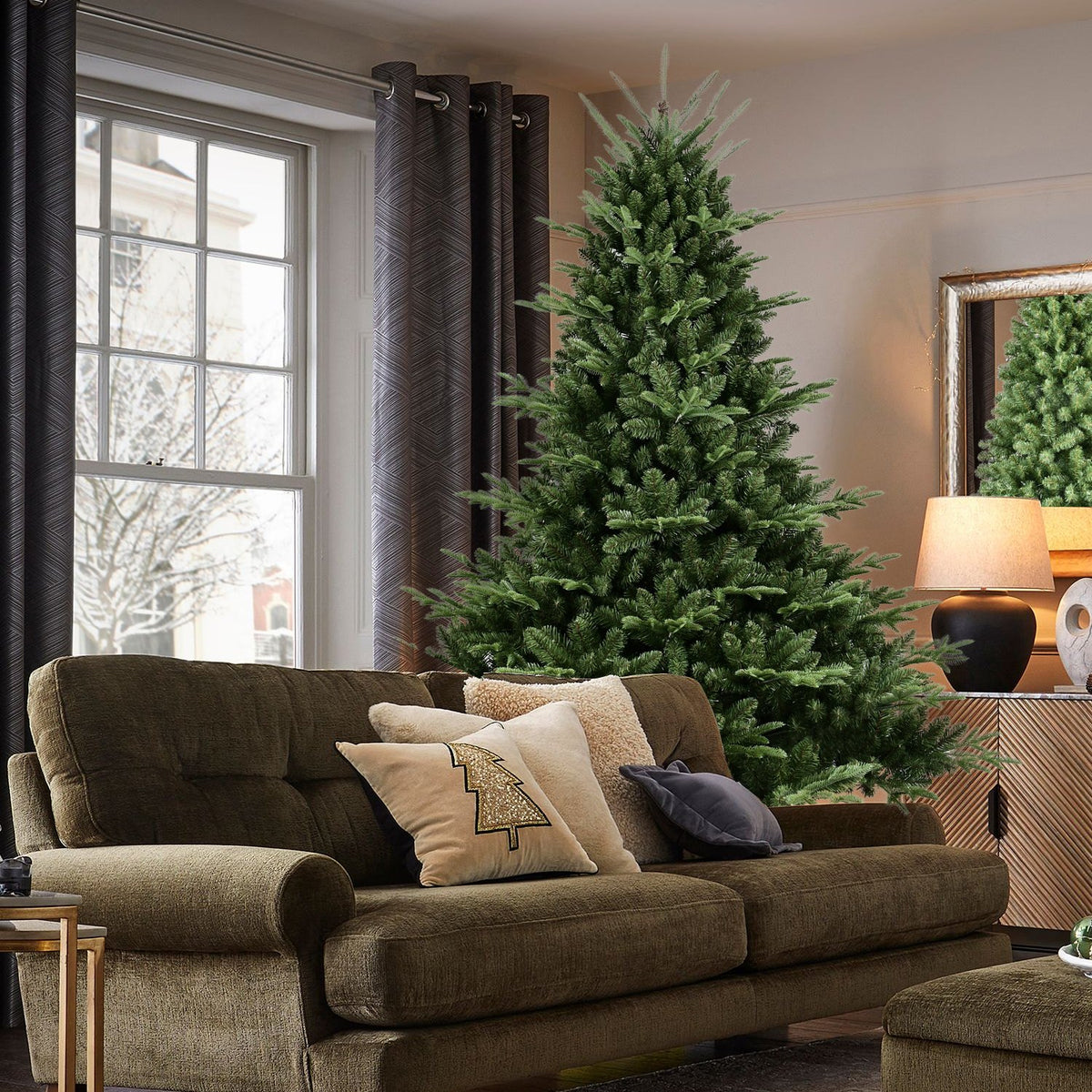 Nordic Fir Artificial Christmas Tree with Extra Wide Branches