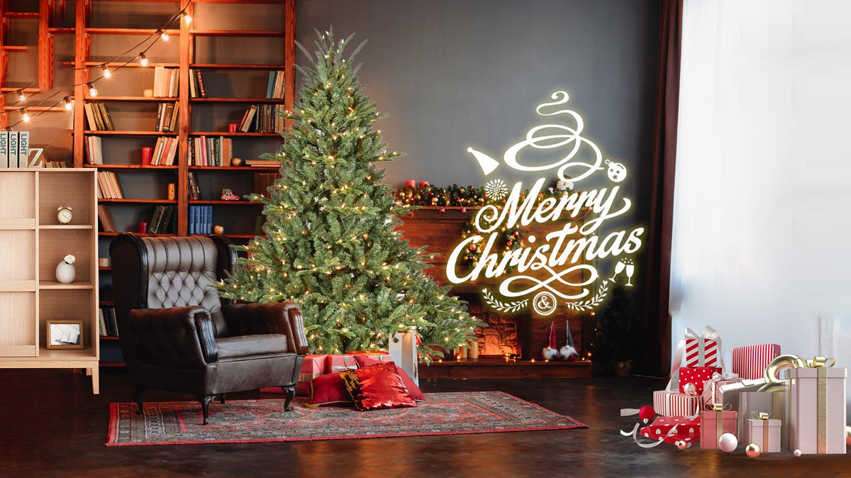Nordic Fir Artificial Christmas Tree with Extra Wide Branches