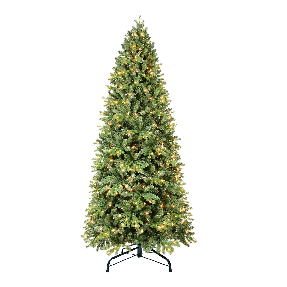 Evergreen Pine Artificial Christmas Tree with Tapered Full Branches