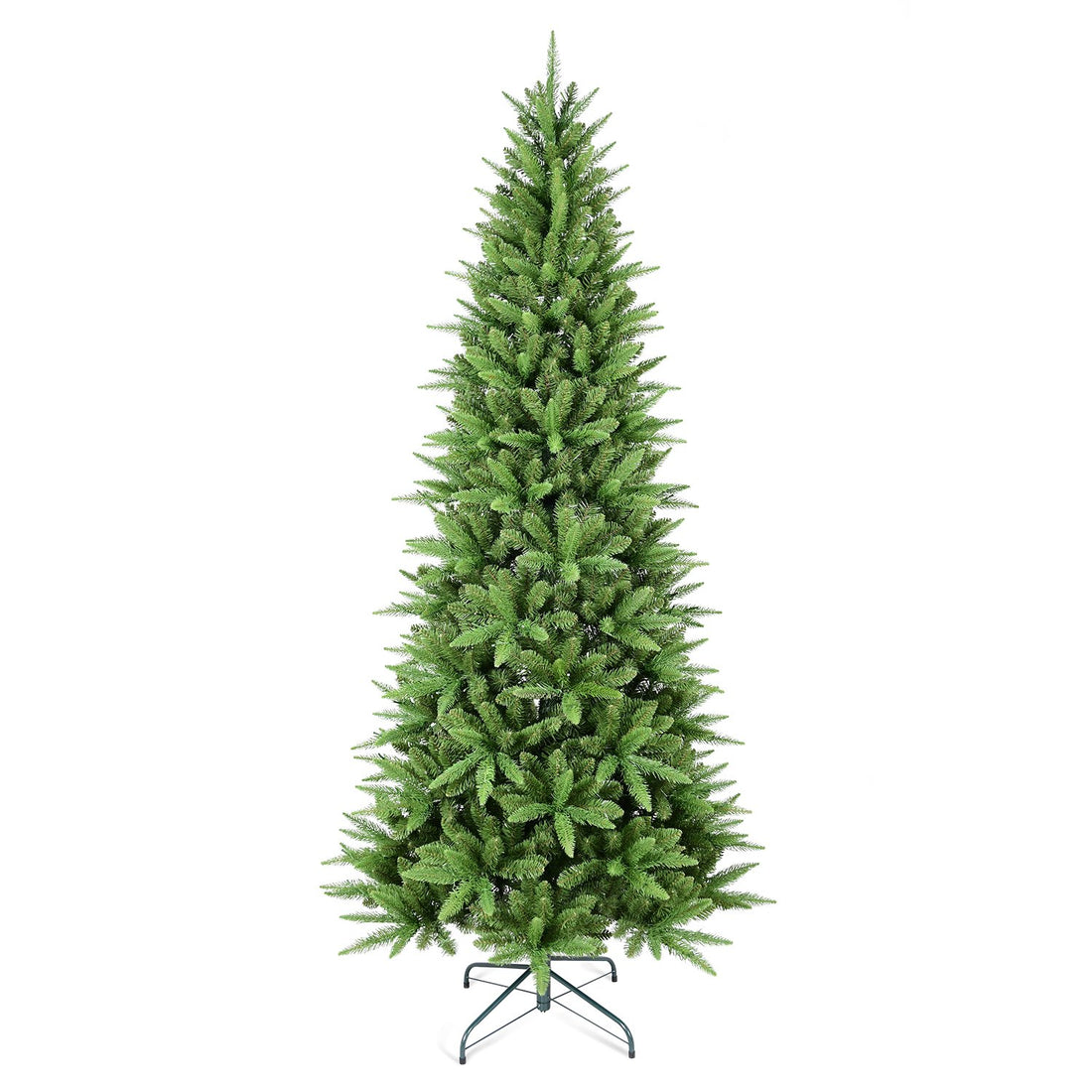 Slender Balsam Fir Artificial Christmas Tree with Lifelike Mixed Tips