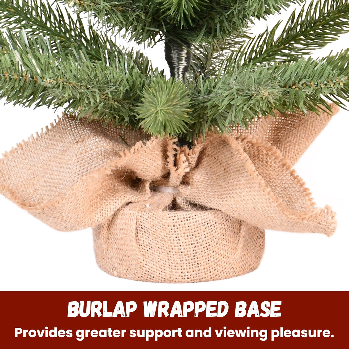 Slender Balsam Fir Artificial Christmas Tree with Lifelike Mixed Tips
