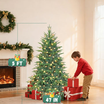 Sierra Spruce Artificial Christmas Tree with Extra Full Branches