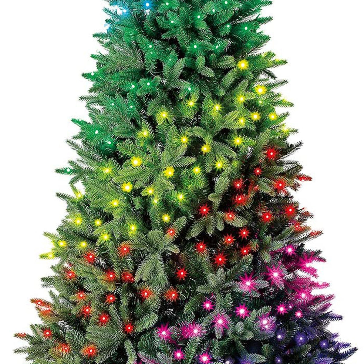 Colorful Lighted Artificial Christmas Tree with Wifi Smart Controller Pre