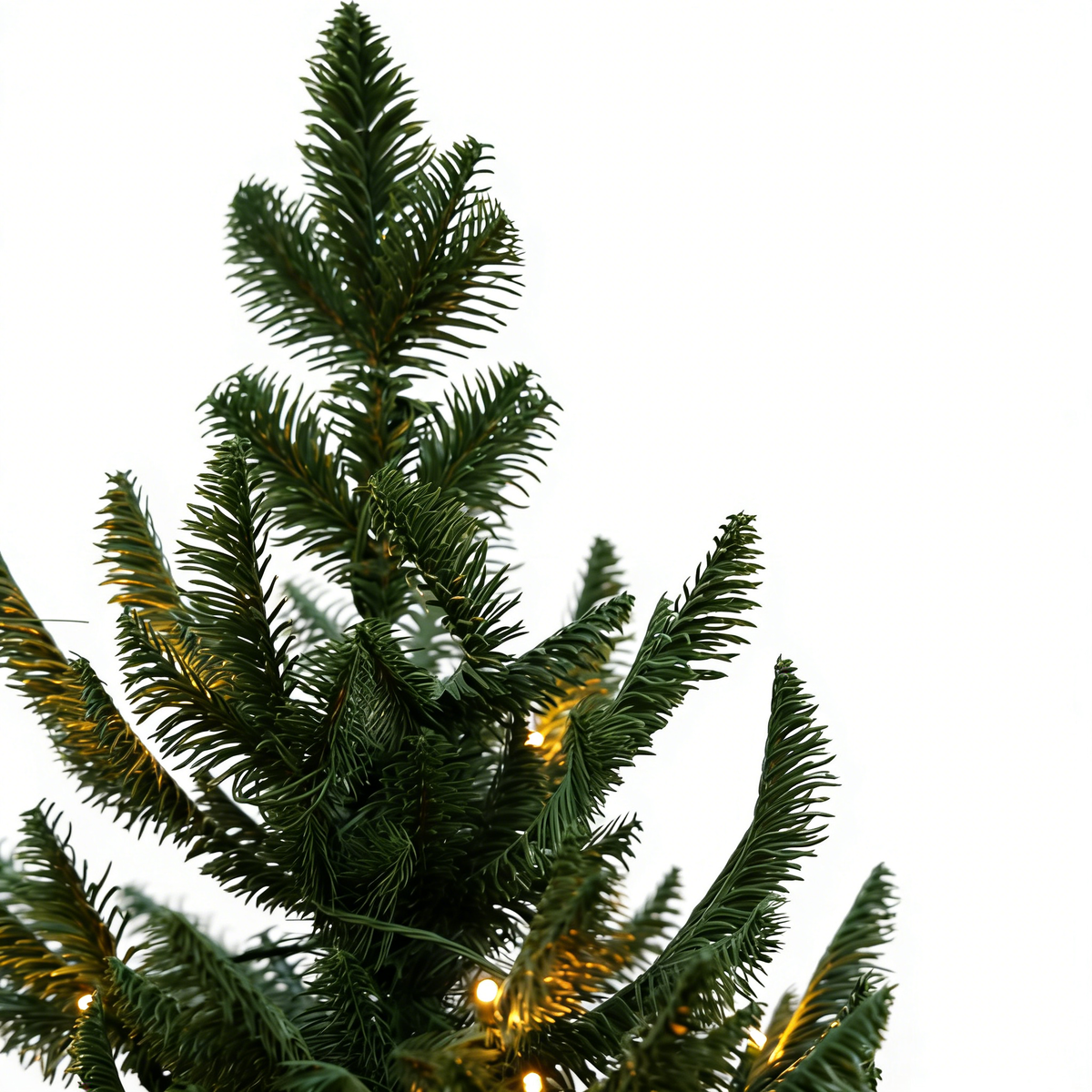 Cypress Spruce Artificial Christmas Tree with Warm LED Lights