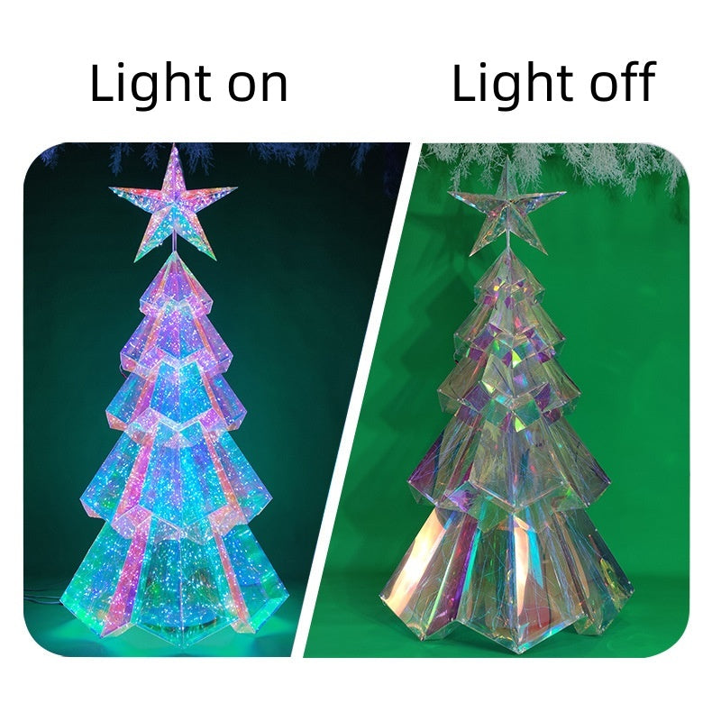 Cypress Spruce Style Neon LED Artificial Christmas Tree Display