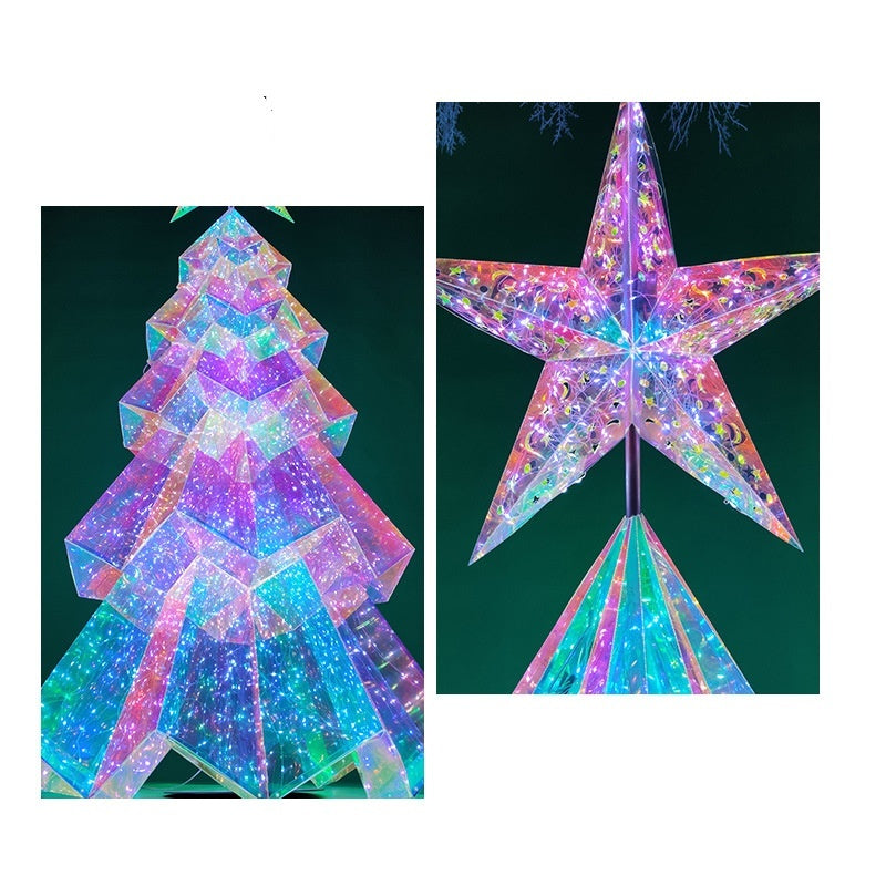 Cypress Spruce Style Neon LED Artificial Christmas Tree Display