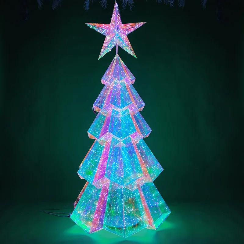 Cypress Spruce Style Neon LED Artificial Christmas Tree Display