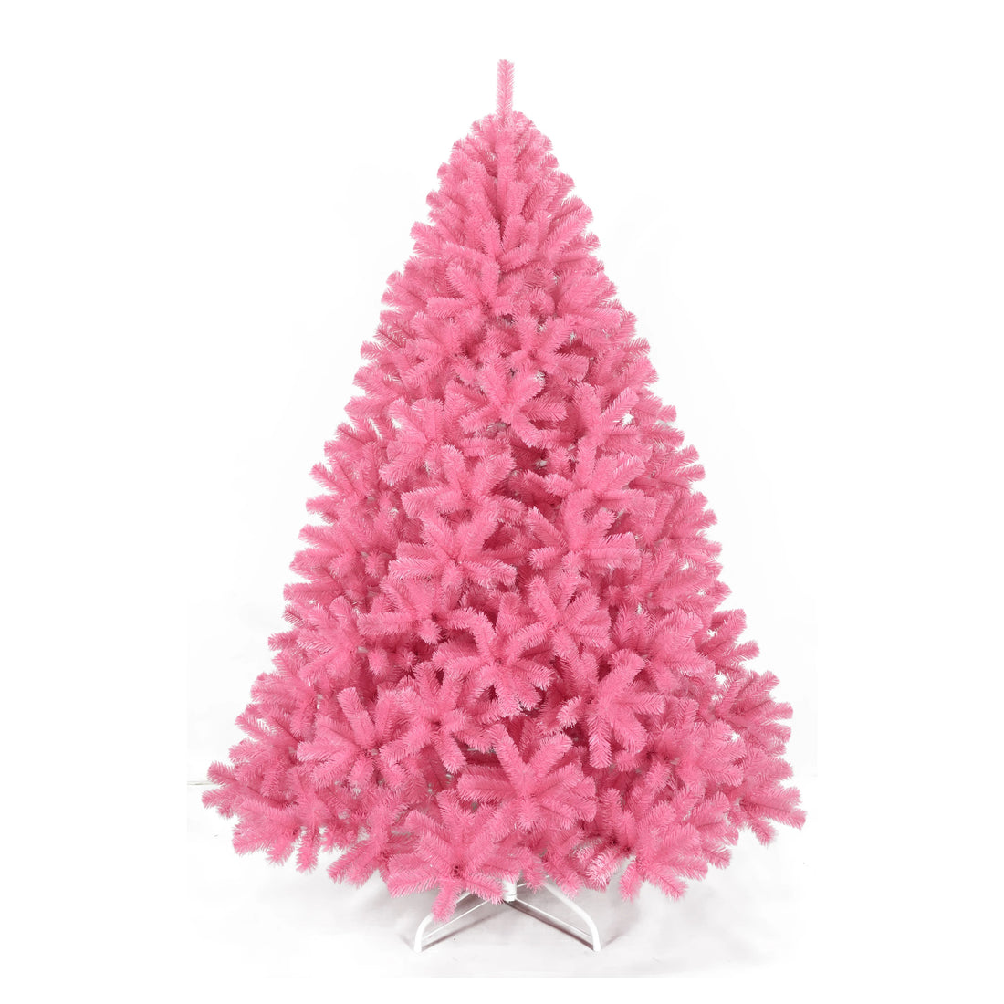 Decor Pink Artificial Full PVC Christmas Tree for Commercial Displays