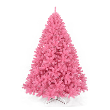 Decor Pink Artificial Full PVC Christmas Tree for Commercial Displays