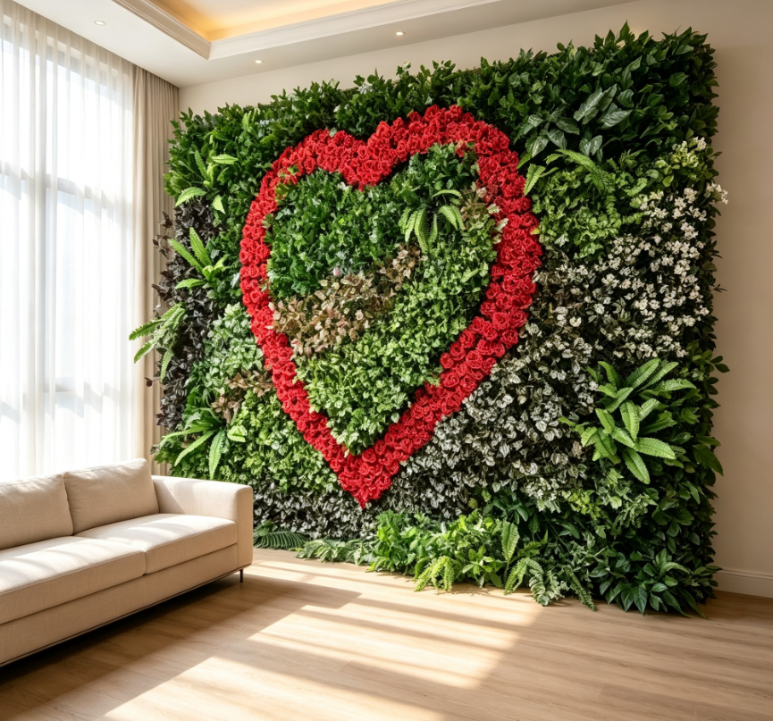 Decorative Indoor Backdrop Vertical Hedge Boxwood Wall Panels