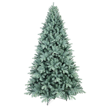 Blue Spruce Artificial Christmas Tree with Silvery Blue Tips
