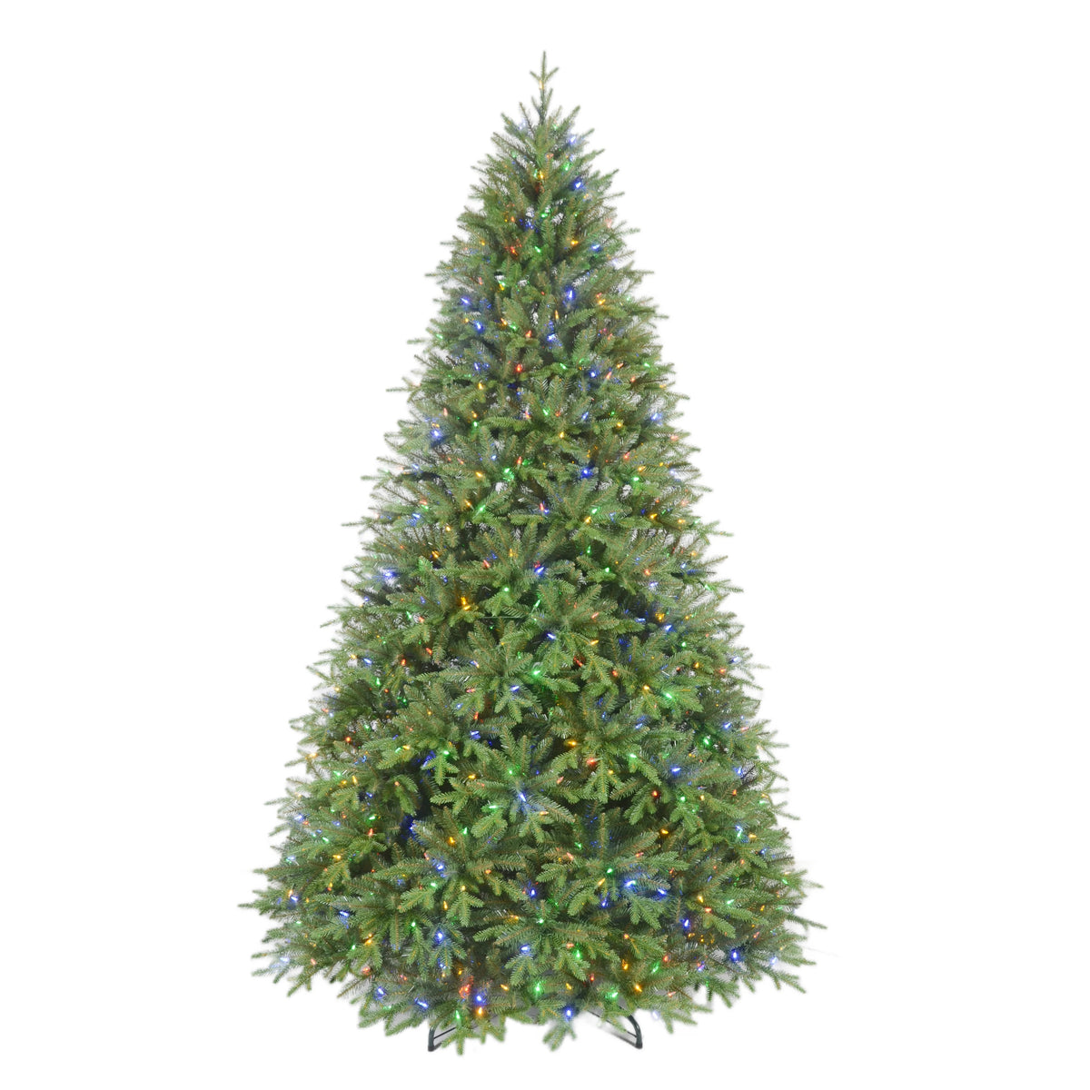 Douglas Fir Pre-Lit Artificial Christmas Tree with Multicolor LED Lights