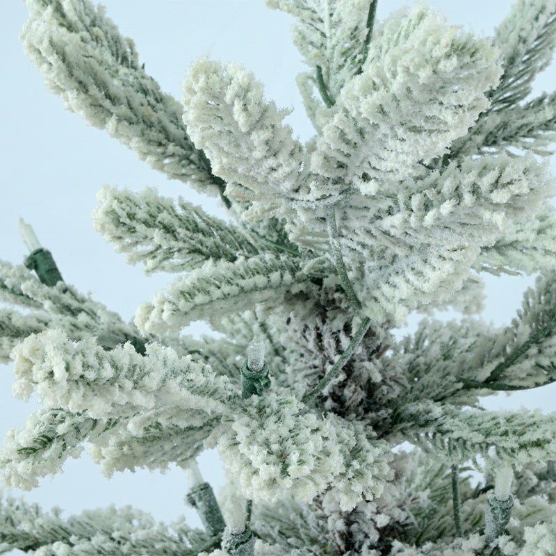 Duchess Flock Artificial Christmas Tree with Frosted Green Branches