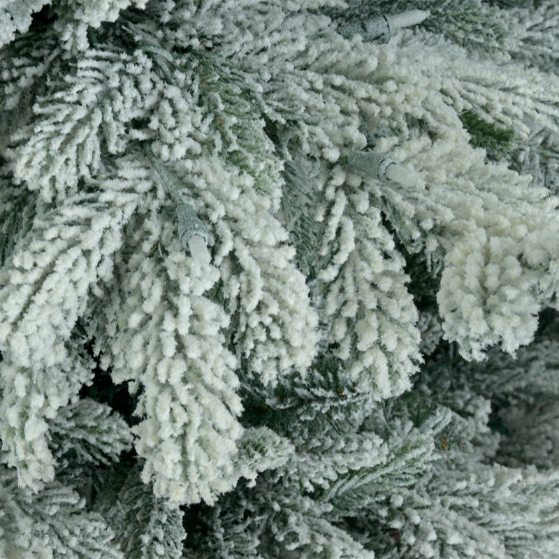 Duchess Flock Artificial Christmas Tree with Frosted Green Branches