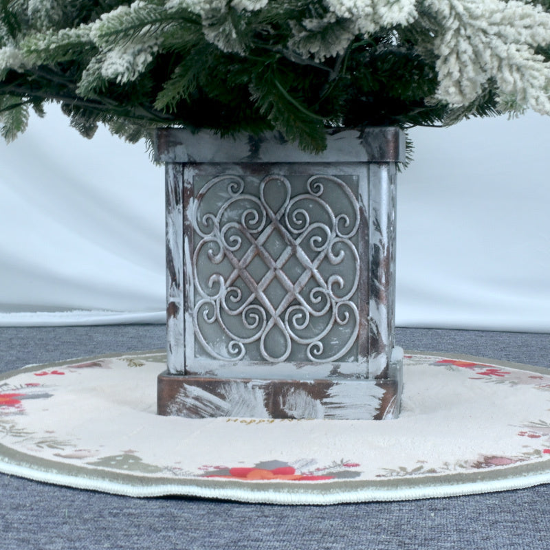 Duchess Flock Artificial Christmas Tree with Frosted Green Branches