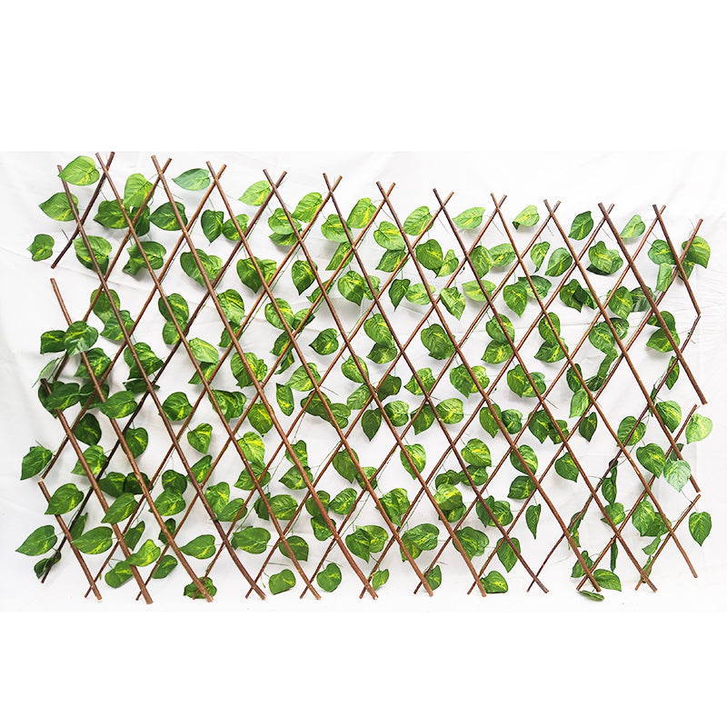 Expandable Ivy Privacy Trellis Wooden Willow Fence Panel