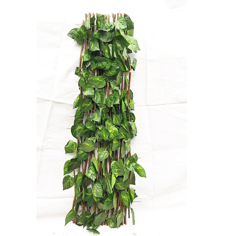 Expandable Ivy Privacy Trellis Wooden Willow Fence Panel