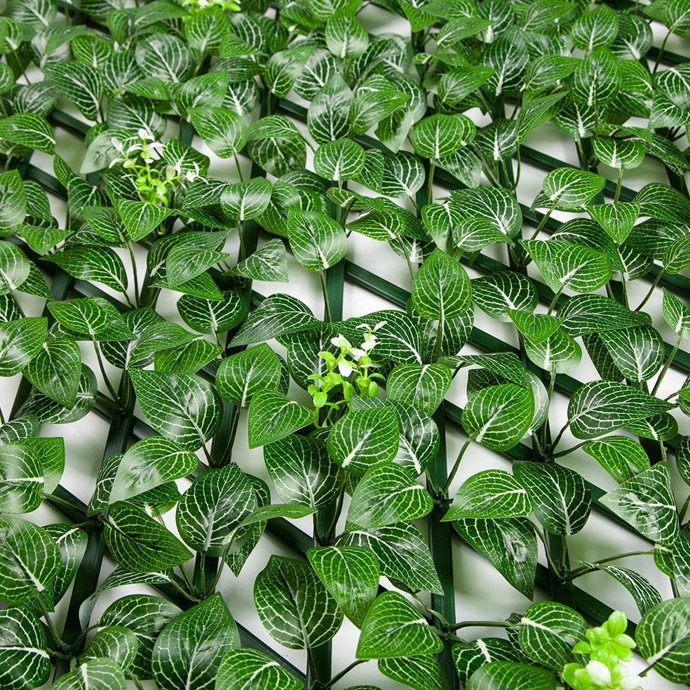 Extendable Artificial Trellis Hedges Green Wall Screen Panel