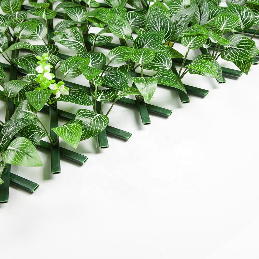 Extendable Artificial Trellis Hedges Green Wall Screen Panel