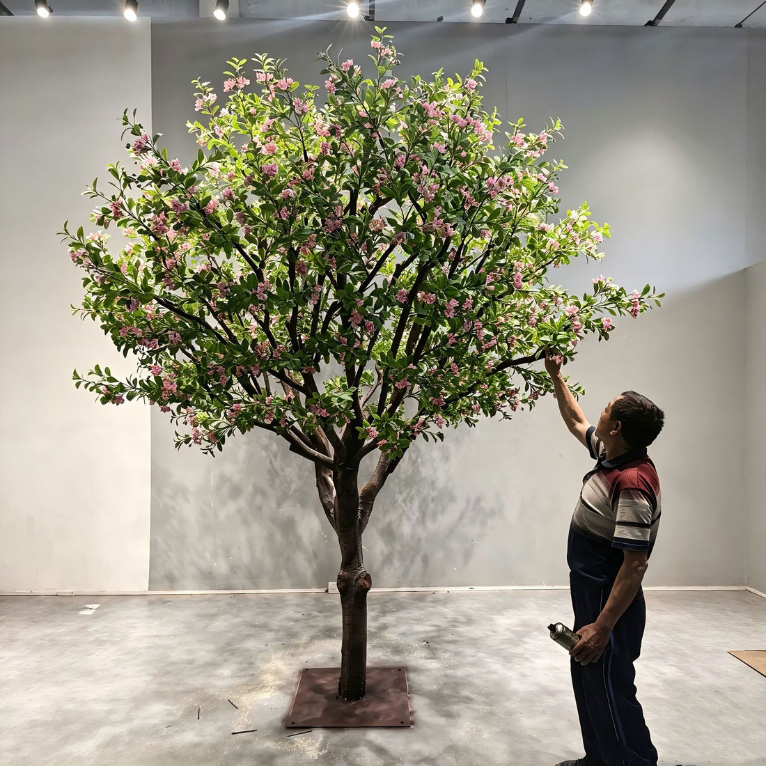 Faux Crabapple Blossom Tree for Hotel and Retail Interiors