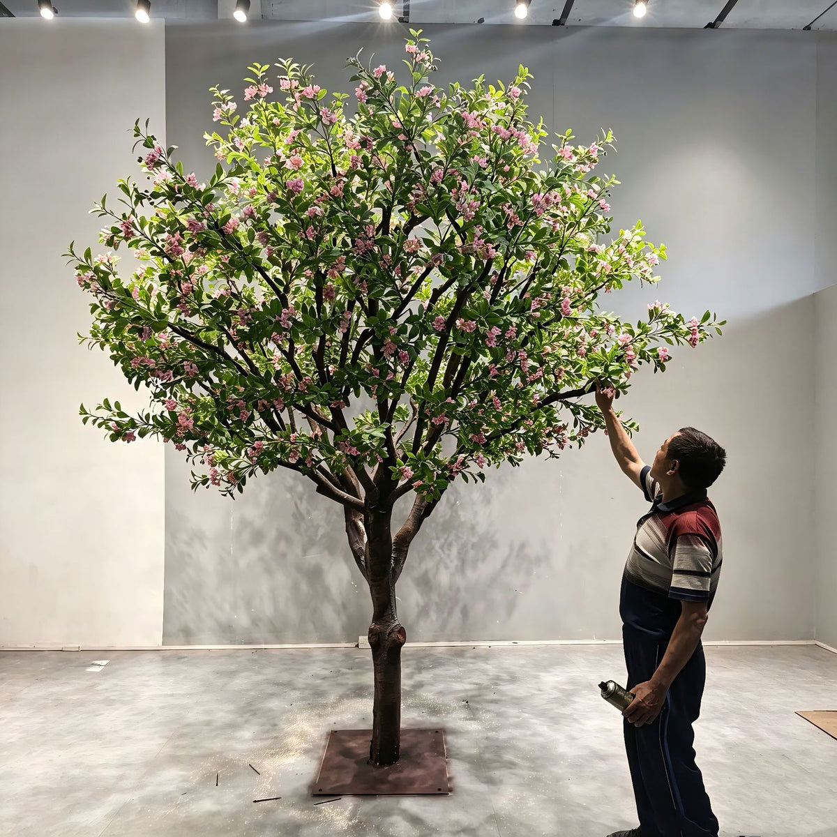 Faux Crabapple Blossom Tree for Hotel and Retail Interiors