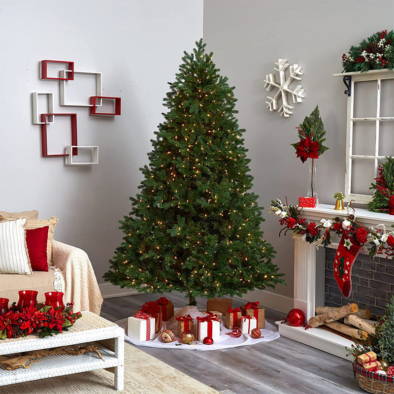 Flocked Norway Spruce Christmas Tree for Seasonal Installations