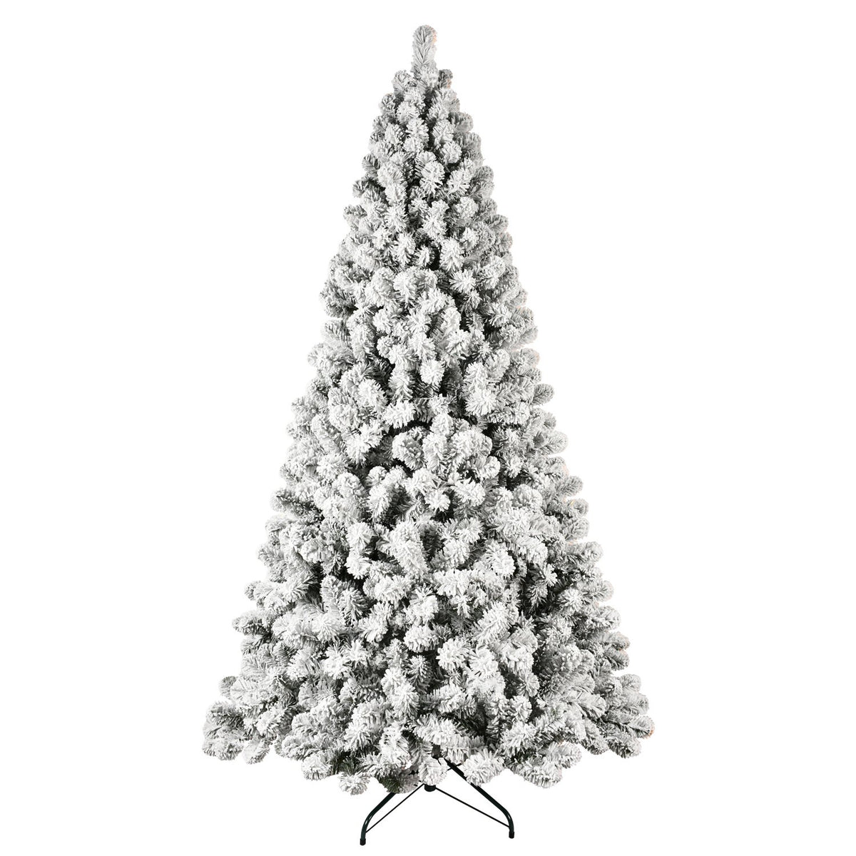 Snowfall Fir Artificial Christmas Tree with Thick White Flocking