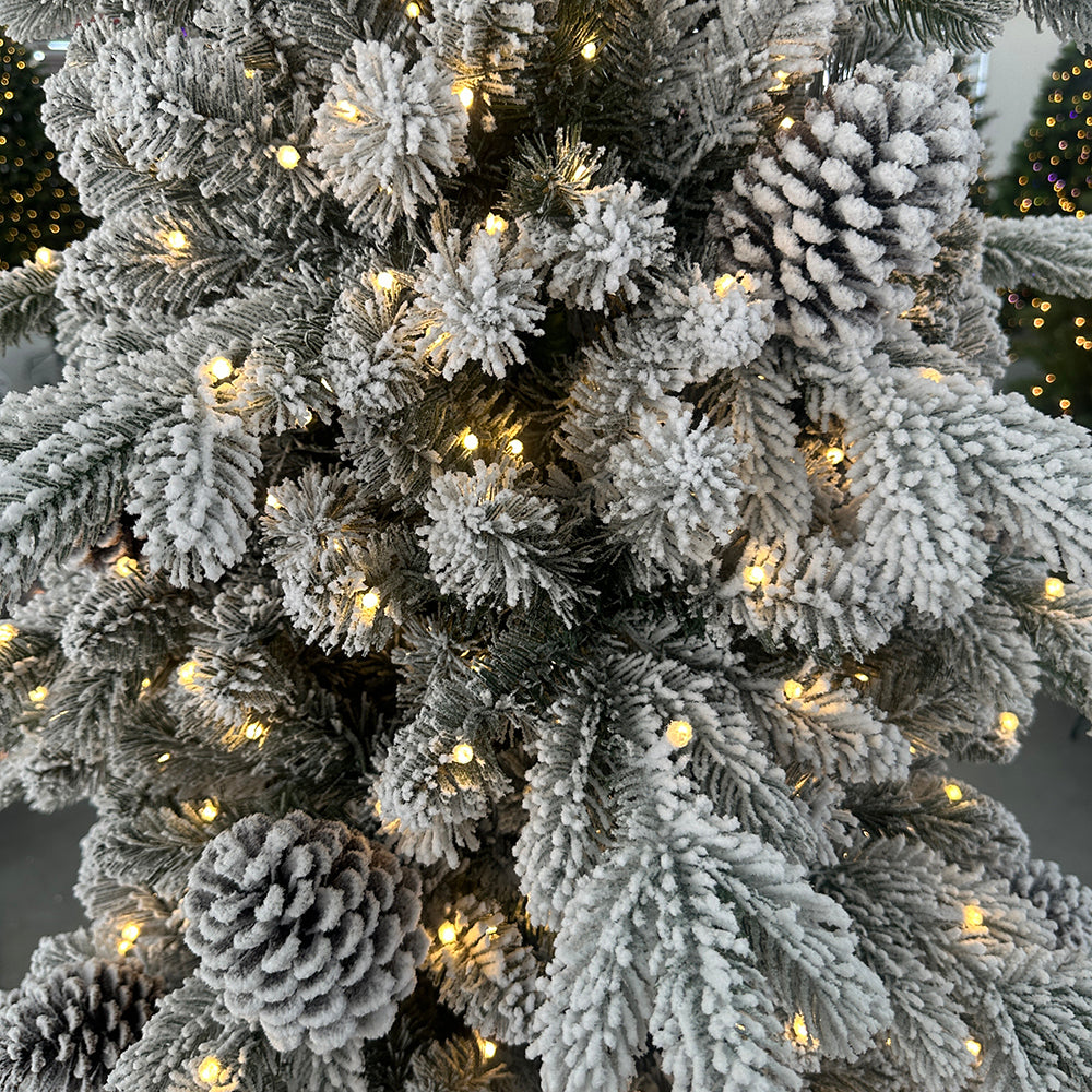 Heavy Snow Flocked Cedar Artificial Christmas Tree