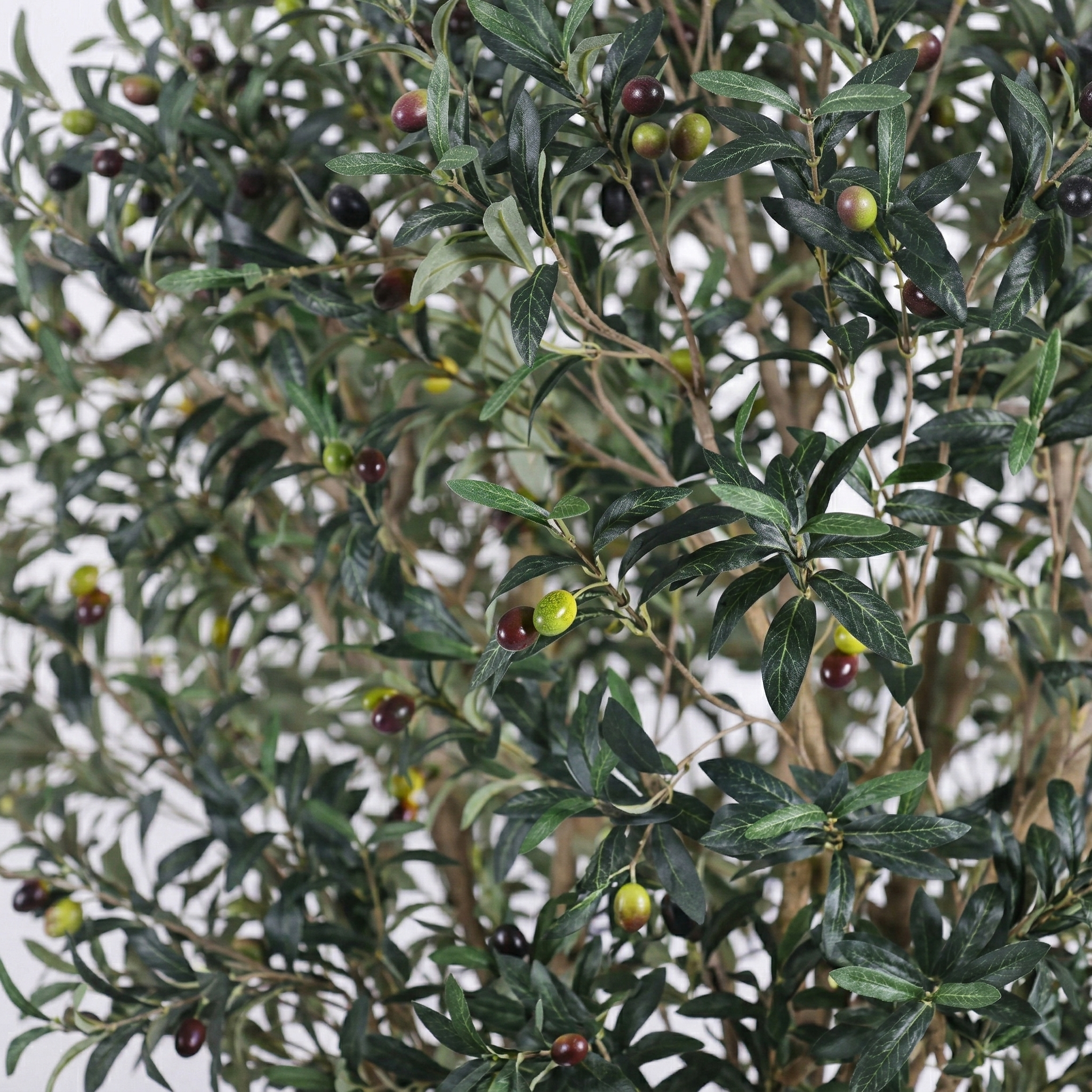 Custom Artificial Olive Tree Fiberglass Decorative 8 ft