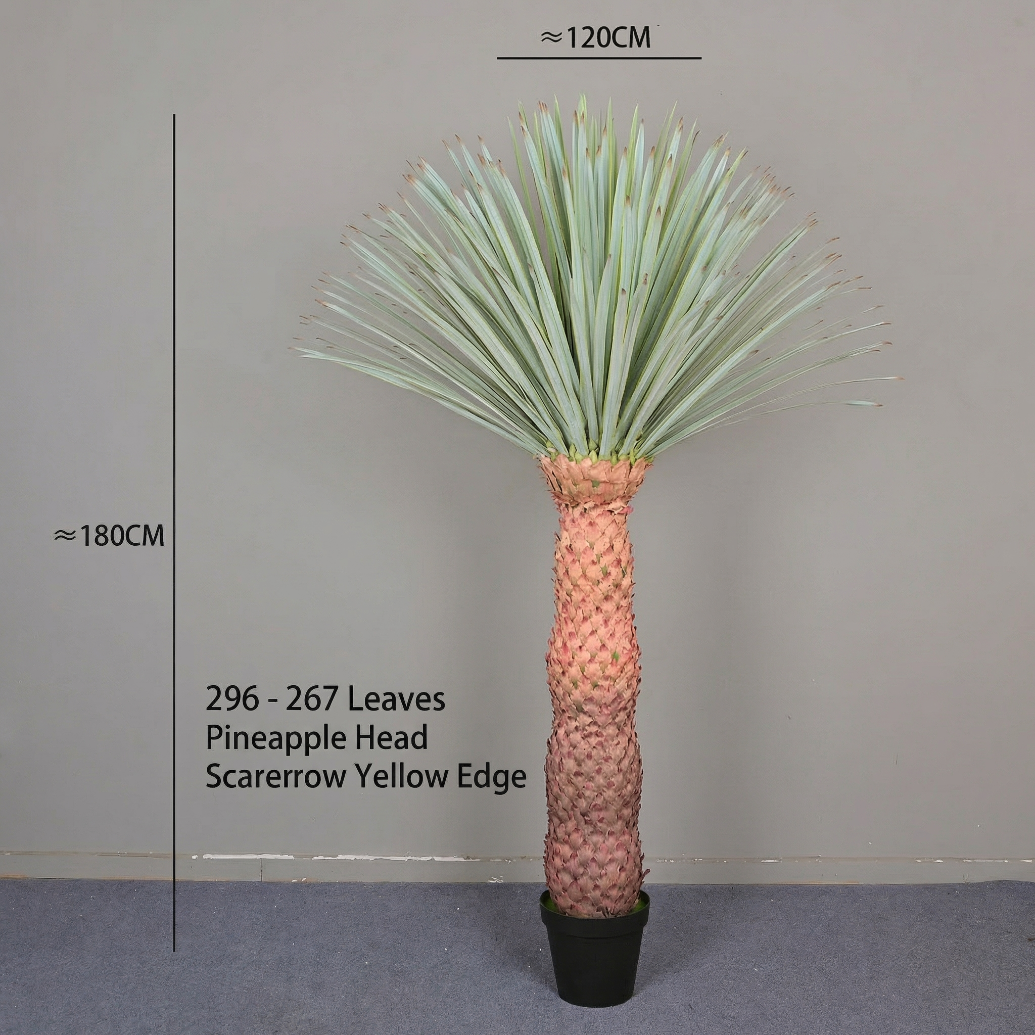 Artificial Pineapple Head Faux Cactus Plant 6 FT