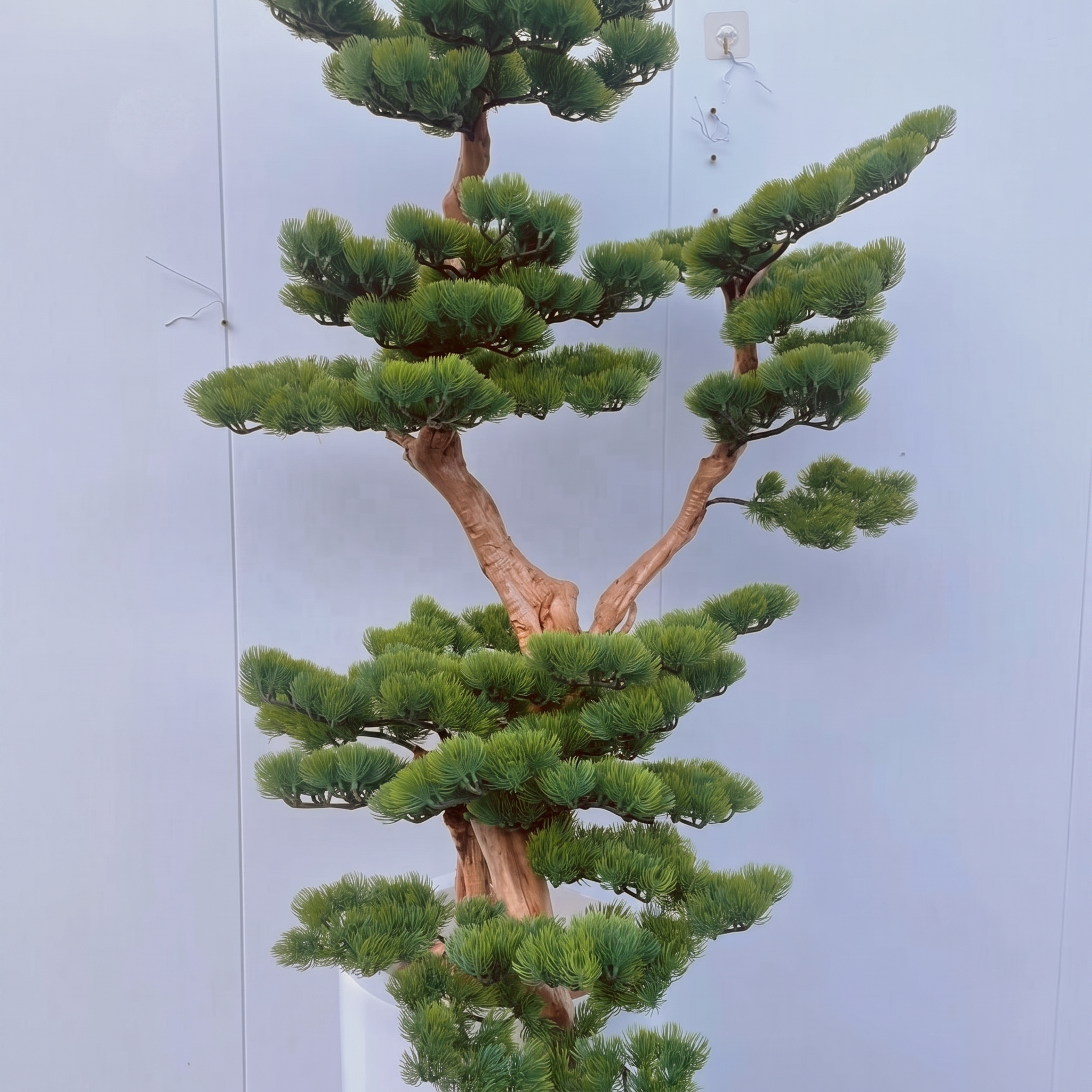 Tall Artificial Cedar Pine Bonsai Tree Green 220cm