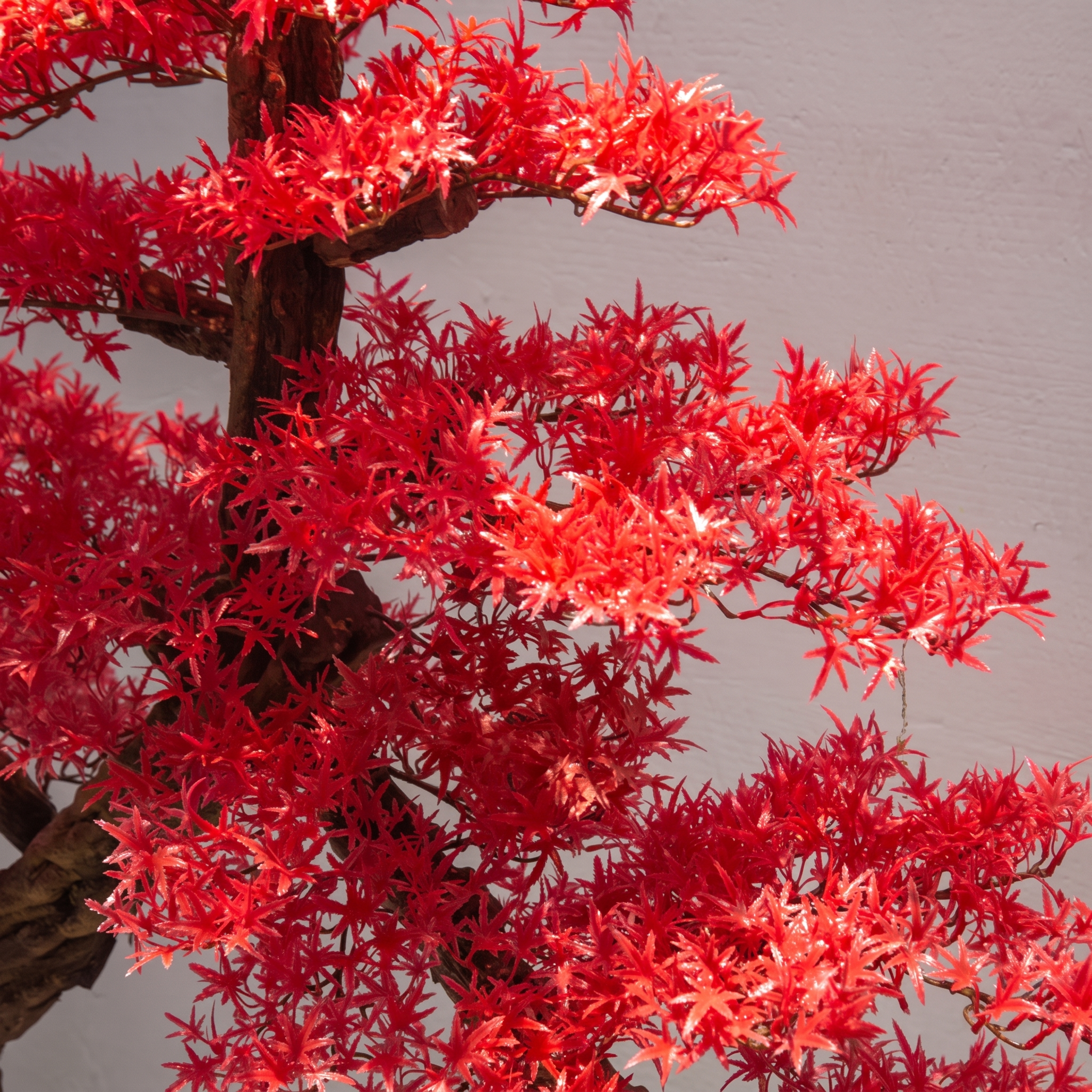 Artificial Red Maple Tree for Indoor Landscape Displays