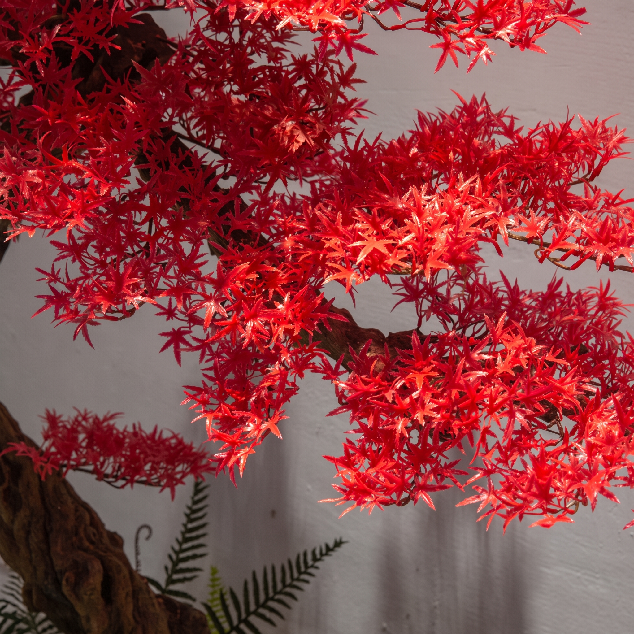 Artificial Red Maple Tree for Indoor Landscape Displays