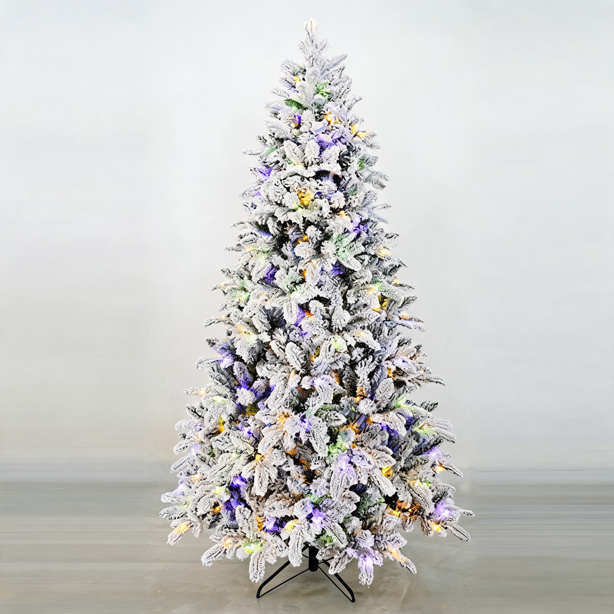 White Flocked Artificial Christmas Tree
