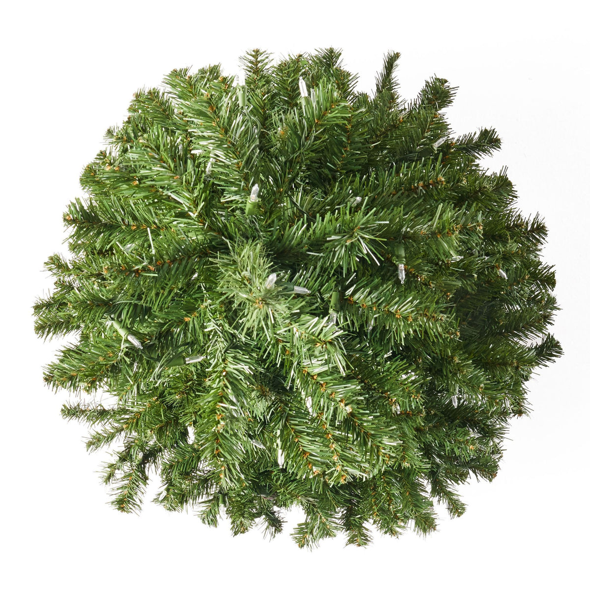 Hinged Christmas Tree with Clear Lights for Commercial Displays