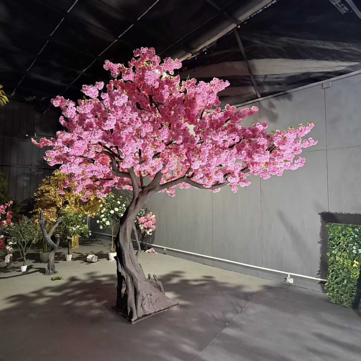 Large Faux Pink Cherry Blossom Tree for Commercial Interiors