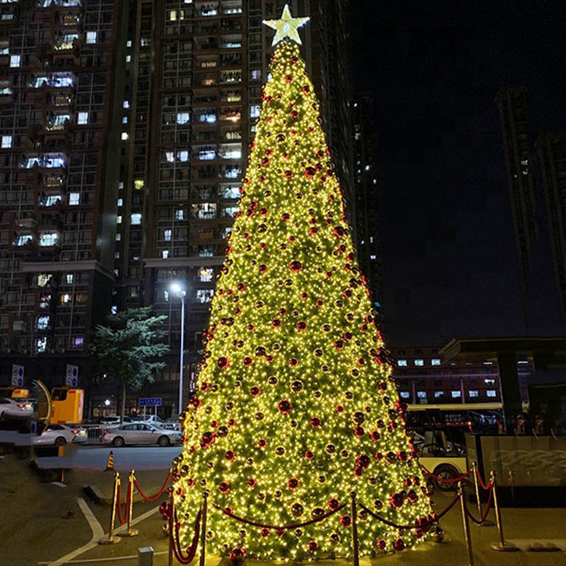 Large Outdoor Giant Christmas Tree with Multicolor LED Lights