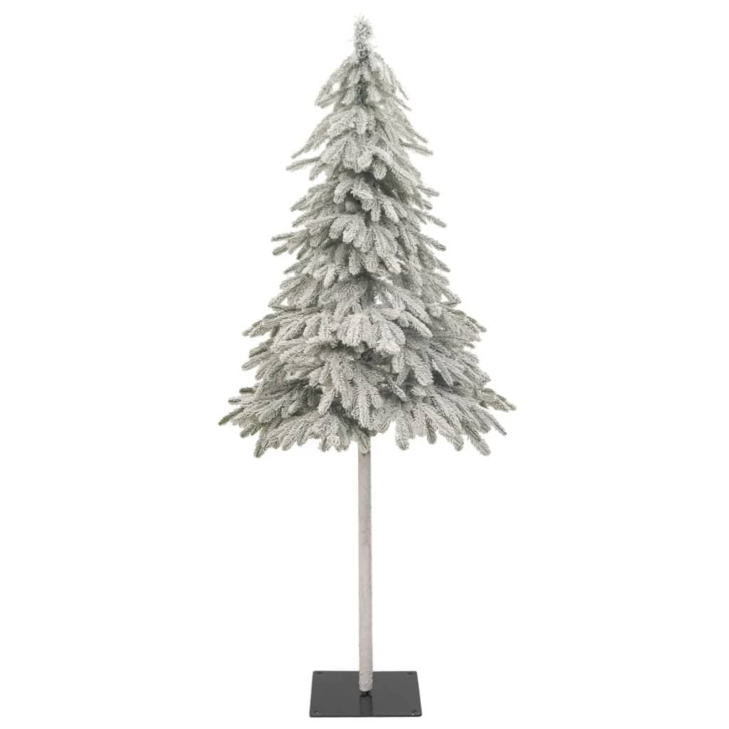 LED Artificial Christmas Tree with Flocked Snow and Lights