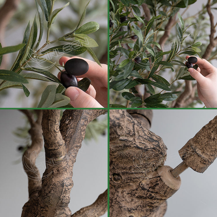 Artificial Bonsai Tree Indoor Decoration Faux Olive Plant