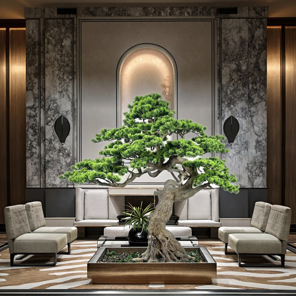 1.65m Large Artificial Black Pine Tree for Indoor Decoration
