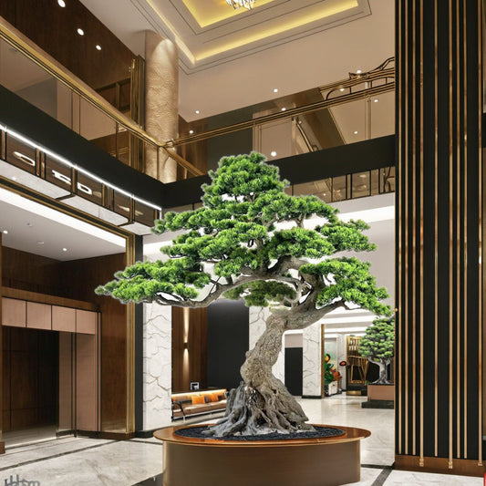 1.65m Large Artificial Black Pine Tree for Indoor Decoration